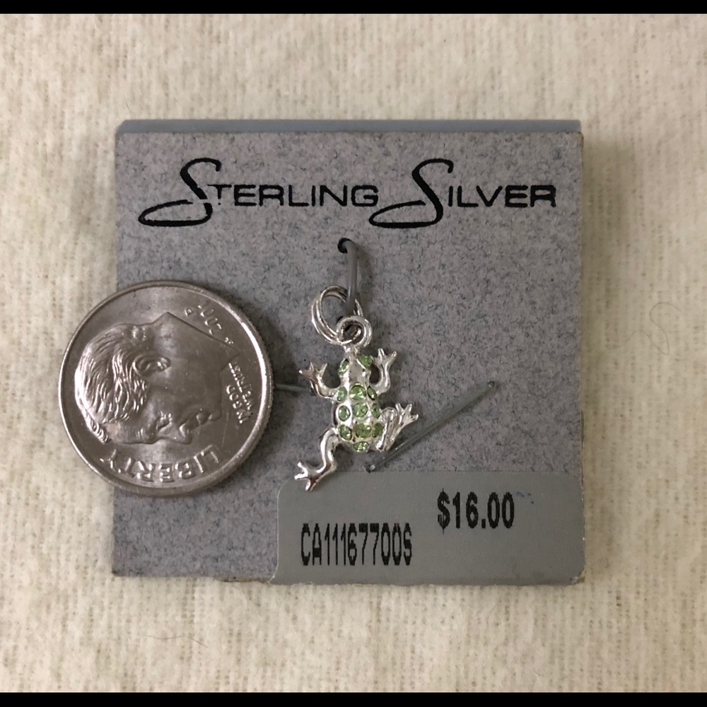 Frog Sterling Charm - Picture 2 of 2